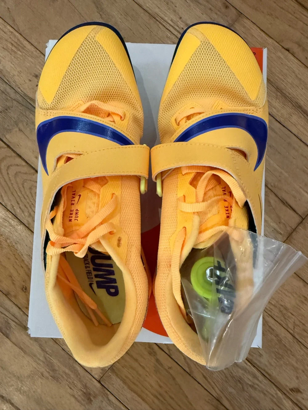 Nike Zoom Rival Jump Track Spikes Citron Men’s 5.5 Women’s 7